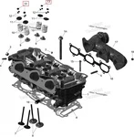 420254030 Шайба ГБЦ Двигателя Для Ski Doo 1200 4-TEC