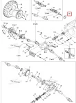 705400016 Кольцо Переднего Привода Для BRP Can Am Quest, Traxter