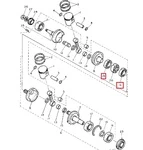 93306-207U2-00 Подшипник Коленвала Для Yamaha 93306-20712-00, 93306-20715-00