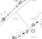 705403313 Привод В Сборе Передний Левый Для BRP Can Am OUTLANDER