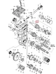 875156063 Вал КПП Для Ski Doo Expedition, Skandic M875156063