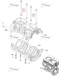 420840556 Шпилька Картера Двигателя Для Ski Doo 420840555