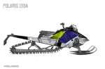 Наклейки VEL На Снегоход Polaris Axys 015A