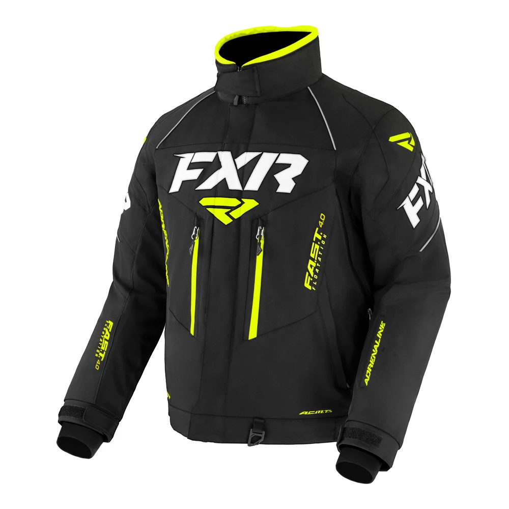 Куртка FXR Adrenaline с утеплителем Black/Hi Vis, 2XL, 220005-1065-19