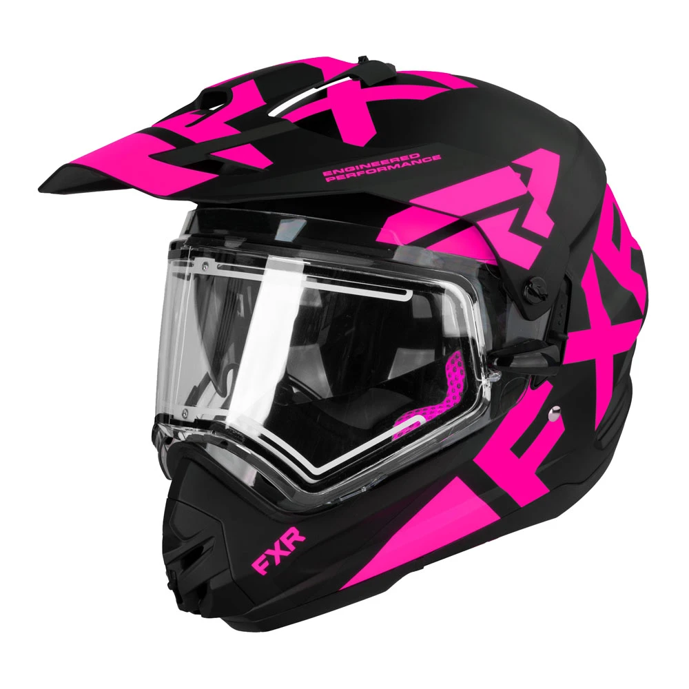Шлем FXR Torque X Team с подогревом Blk/Pink, XS, 220622-1095-04