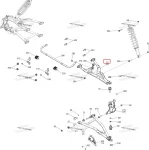 706202977 Рычаг Передний Верхний Левый Черный Для BRP Can Am Defender, Traxter 706204177