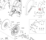 417300497 Скоба Воздуховода Вариатора Для Ski Doo EXPEDITION