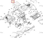 707901265 Крышка Передней Панели Салона Центральная Для BRP Can Am Maverick