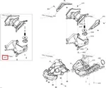 508001164 Воздуховод Для Ski Doo 508000915, 508000846, 508001279