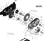 420611409 Крышка Вариатора Внутренняя Для BRP Can Am 420611408, 420612304