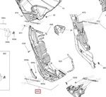 502008507 Панель Боковая Нижняя Левая Черная Для Ski Doo