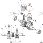 2209886 Поршень Для Polaris Patriot 850 2207820, 2208205