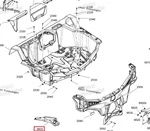 705012799 Крепеж Указателя Поворота Задний Левый Для BRP Can Am Maverick Trail, Sport