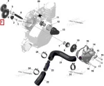 420835067 Шестерня Привода Водяного Насоса Для Ski Doo 420835059