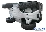 444.7119.1 RIVAL Комплект алюминиевой защиты днища Yamaha Grizzly 450