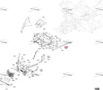 705012456 Крыло Переднее Левое Красное Для BRP Can Am MAVERICK