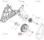 3222233 Звезда КПП 43 Зубьев Для Polaris AXYS