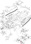 518324713 Усилитель Левой Подножки Для Ski Doo MXZ 440 Racing 2005-2007