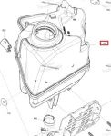 519000357 Масляный Бак Для Ski Doo 519000328, 519000306, 519000346