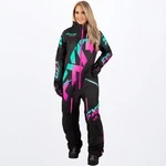 Комбинезон Женский FXR CX без утеплителя Black/Mint-E Pink Fade 222926-1054