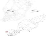 705012826 Защита Днища Передняя Для BRP Can Am Maverick