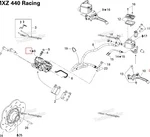 507032410 Суппорт Тормозной Для Ski Doo MX Z 440 Racing 2005-2007