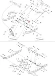 503190965 Рычаг Задней Подвески Левый Для Ski Doo