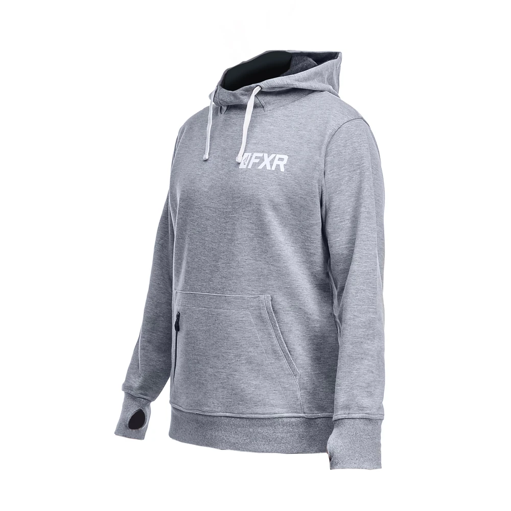 Толстовка FXR Freedom Grey Heather/White, L, 192205-0701-13