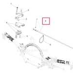 7083005 Тросик Газа Для Polaris 9R 2025+