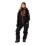 Комбинезон с утеплителем Женский FXR Recruit F.A.S.T. Black/Rasp-Hi Vis Fade 222912-1028