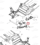 1019183 Лонжерон Левый Нижний Для Polaris AXYS