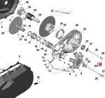 420242403 Гайка Ведомого Вариатора Для BRP Can Am 420242402