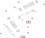 503198186 Втулка Амортизатора Для Ski Doo 31094, 605348909, 605350536, M31094