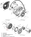 420685701 Маховик Для BRP Can Am RENEGADE, Outlander