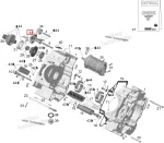 420834705 Шестерня Стартера Для Ski Doo