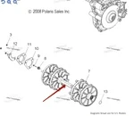 RK20037 REMKOM Вал Привода Гусеницы Для Polaris Widetrak IQ 1590478