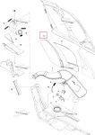 514054188 Изоляционная Алюминиевая Фольга Боковой Панели Для Ski Doo 2006-2009
