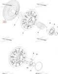 619100024 Шкив Ведомого Вариатора Для Ski Doo Skandic, Expedition 2008-2012