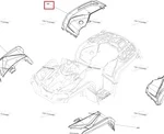715001820 Крыло Заднее Правое Желтое Для BRP Can Am Outlander 715002607, 715001823, 715002232, 715004055, 715004022