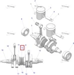 5144456 Шестерня Привода Маслонасоса Для Polaris