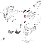 517304829 Боковая Панель Верхняя Правая Черная Для Ski Doo EXPEDITION 517304828
