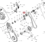 504154083 Шестерня КПП 24 Зубьев Для Ski Doo 900 ACE