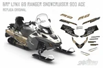 Наклейки VEL На Снегоход Lynx 69 Ranger Snowcruiser 900 ACE Replica Original 09-002