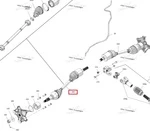 705403317 Привод В Сборе Передний Левый Для BRP Can Am OUTLANDER XMR G3