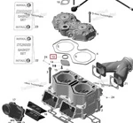 420630780 Прокладка Двигателя Для Ski Doo