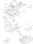 5443123 Кронштейн Капота Для Ski Doo Skandic M5443123