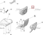 708003969 Спинка Сиденья Пассажира Для BRP Can Am OUTLANDER MAX LTD 1000R