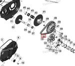 420280836 Щека Внешняя Ведущего Вариатора Для BRP Can Am OUTLANDER