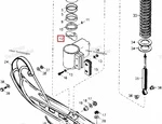 5341750 Демпфирующая Подушка Под Лыжу Для Ski Doo M5341750