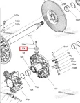 417224458 Ролик Ведущего Вариатора Для Ski Doo 417224034, 417224916